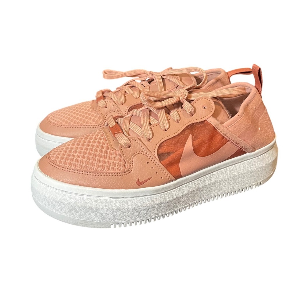 Nike Court Vision Alt Womens Size 9 Pink Platform Sneakers CW6536-600